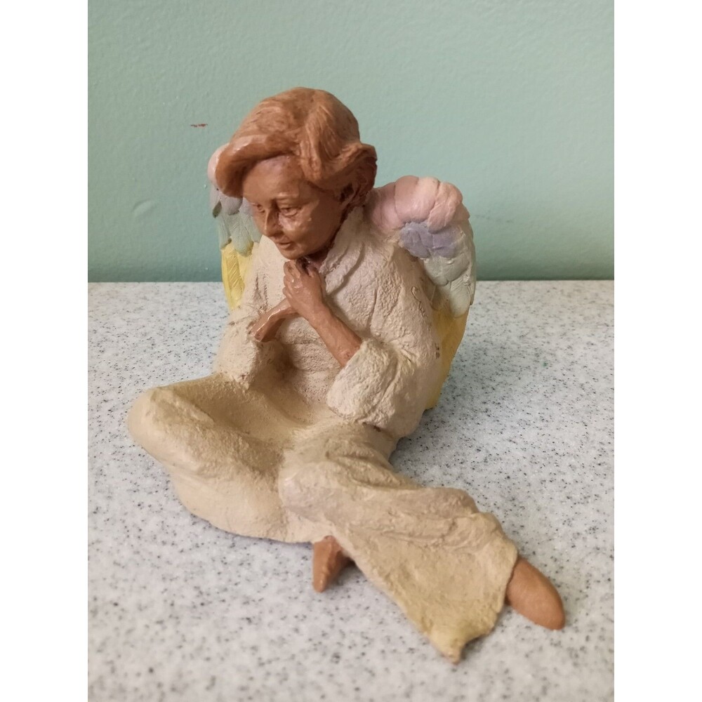 Vintage Tom Clark Gnome Angel Marked Kim Kimberly Nativity Signed Tom Clark 4"